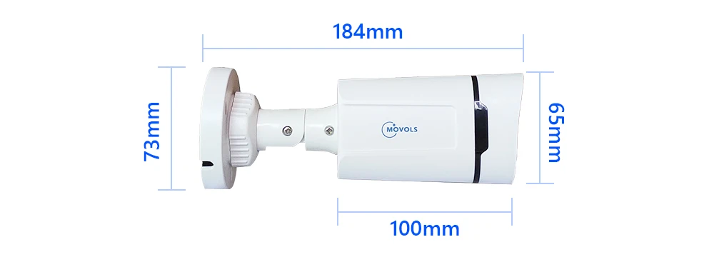 Movols 1080P AI Colorful Night Vision CCTV System H.265+ Outdoor Waterproof Vide