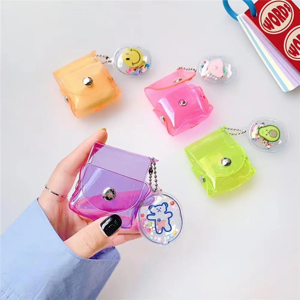 

For AirPods Case Candy Color Transparent Cover For Air Pods 2 3 Earphone Case Protector For Airpods Pro Charging Box Soft funda