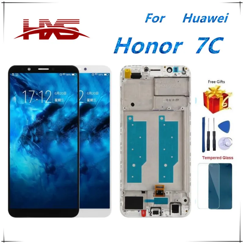 [H.X.S] 5,7 дюймов для huawei Honor 7C aum-L41 Aum-L41 ЖК-дисплей сенсорный экран дигитайзер сборка