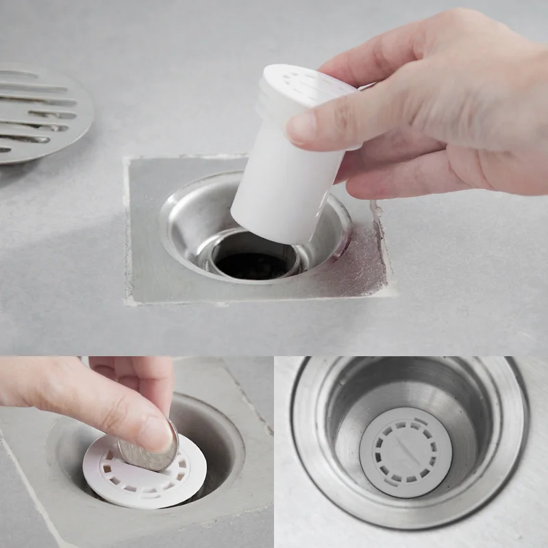 Deodorant Bathtub Plug For Bath Shower Floor Drain Sink Strainer Bathroom Trap Siphon Anti Odor Kitchen Cork Accessory | Дом и сад