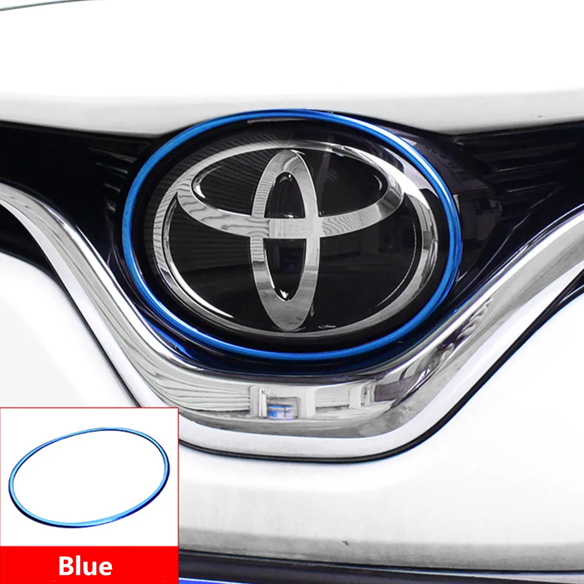 Передний логотип украшение кольцо для Toyota Camry 8th XV70 аксессуары