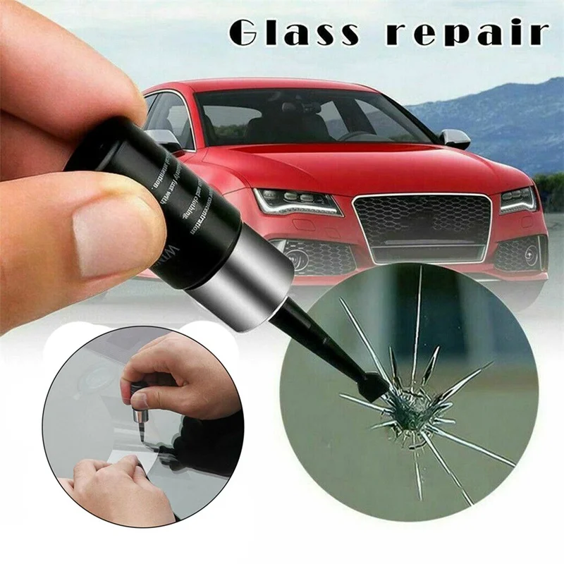 

Car Windshield Repair Tool DIY Car Window Repair Tools Window Glass Curing Glue Auto Glass Scratch Crack Restore Kit