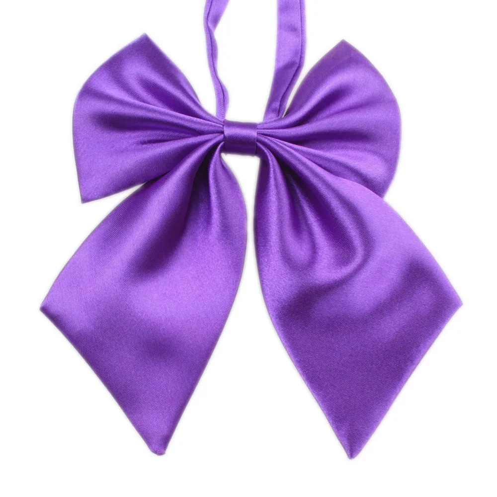 Purple JAYCOSIN галстук, модный Уникальный Женский нашейный бант для девочек, Шелковый, для детей, новинка, свадебный подарок, Повседневная Вечеринка, для девушек, фоторамка, галстуки - Цвет: Purple