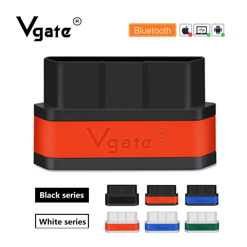 Vgate icar2 OBD2 сканер ELM327 bluetooth Автомобильный диагностический OBDII считыватель кодов сканирующий инструмент профессиональный PK odb2 elm 327 v1.5