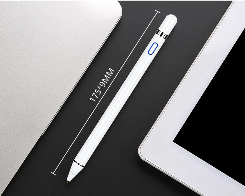 white2 Apple iPad емкостная ручка тонкой живописи головы мобильный телефон планшет универсальный Android активный стилус сенсорный - Цвета: white2