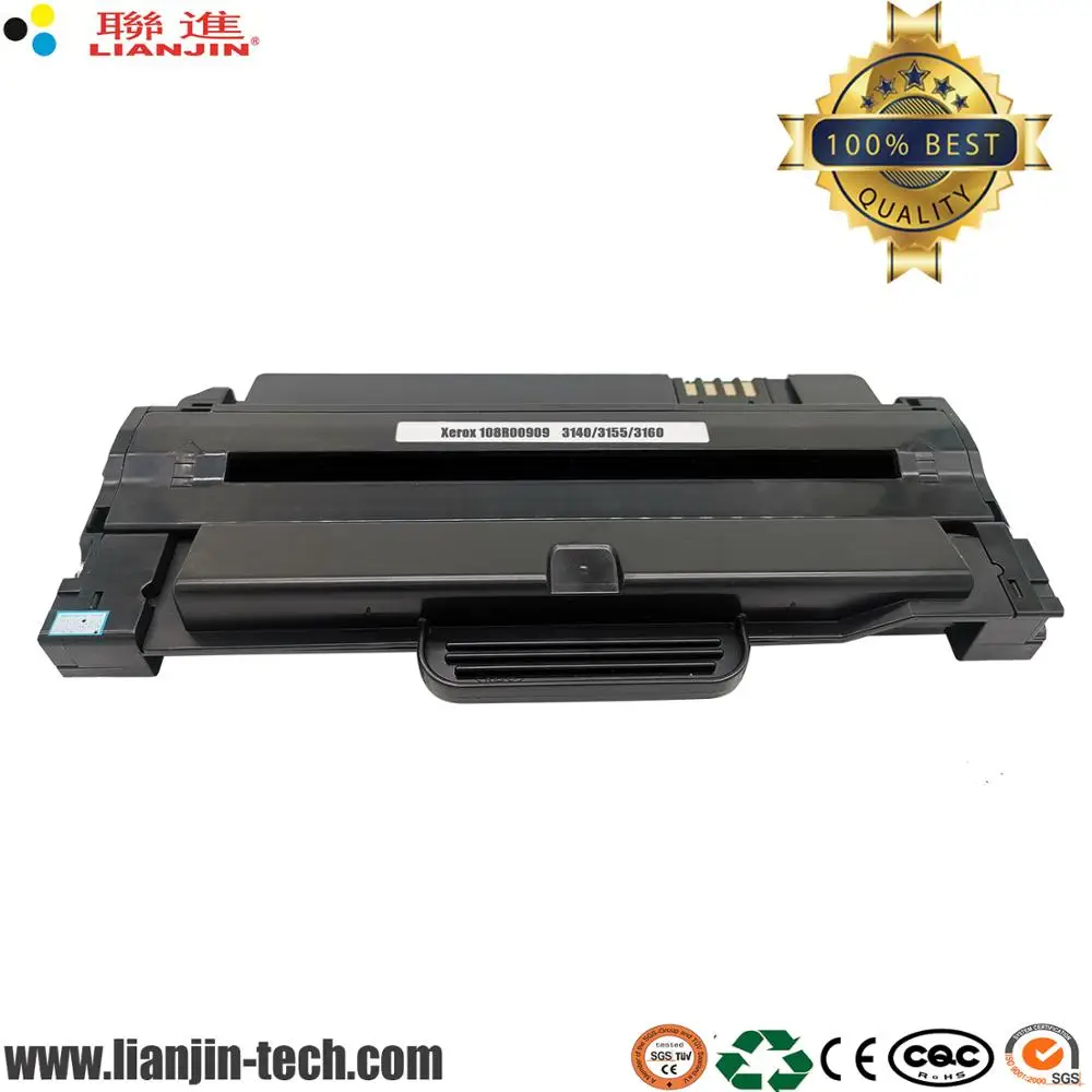 Совместимый тонер-картридж Xerox 108R00909 для принтера Xerox 3140 Phaser 3155 3160N 3140 108R909, черный тонер LIANJIN