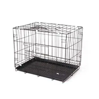 

Wire Rectangular Cage for Small Pet Birds and Dog Rabbit with Extractable Tray Rectangular Pet Cage