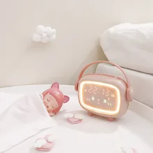 Smart Nacht Lampe Temperatur Hause Nacht Licht Digital Wecker Usb Sensor Schalter Dimmen Nachtlicht Kinder Tisch Lampe