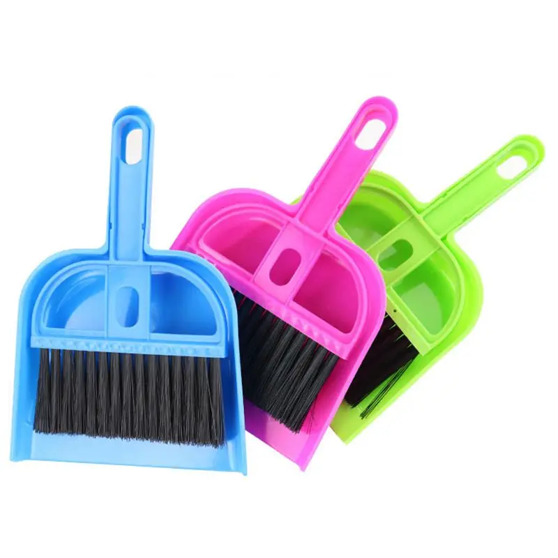 

Mini Desktop Sweep Cleaner Brush Broom Dustpan Set Hamster Animal Waste Cleaning Tool