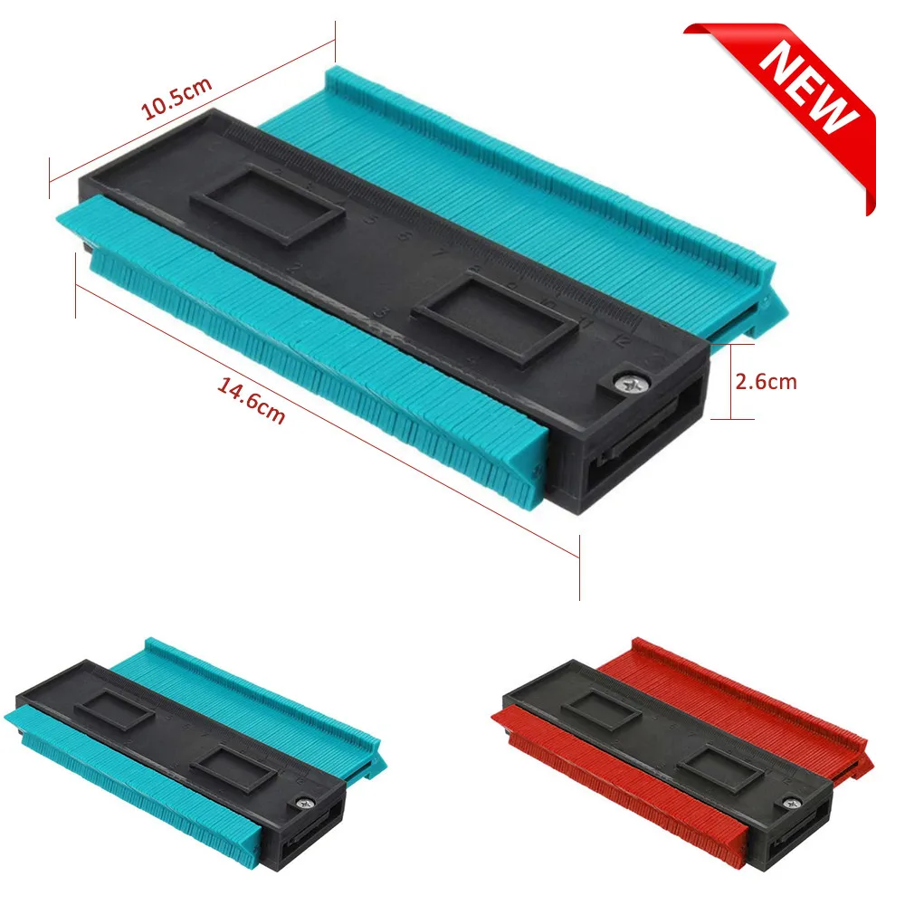 

Plastic Contour Gauge Plastic Profile Copy Gauge Irregular Shaper Profile Ruler Gauge Duplicator Contour Gauge General Tools