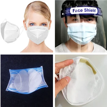 

Anti Dust Face Mask PM2.5 Anti-fog Strong Protective Mouth Mask Folding Filter Virus Bacteria Face Mouth Breathable 5-layer Mask