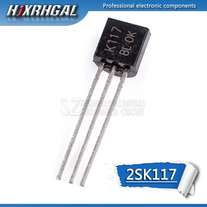 2SK117BL TOSHIBA TRANSISTOR TO-92 K117BL LOT OF 5