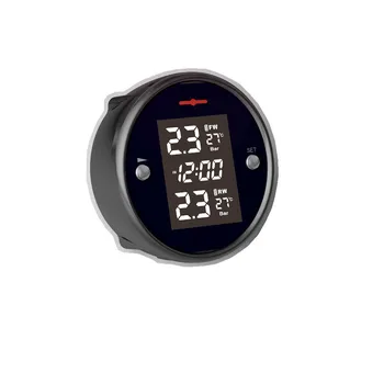 

Car Auto Tire Pressure LCD Display Monitoring System Wireless 2Sensors TPMS