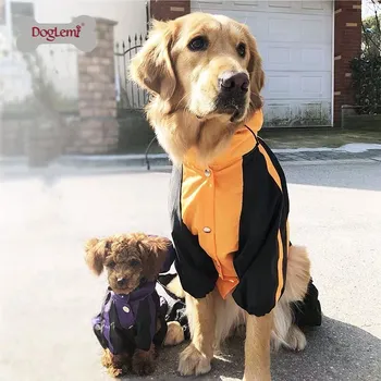 

DogLemi Waterproof Dog Raincoat Jumpsuit for Small Large Dogs Rain Coat Outdoor Pet Clothes Puppy Labrador Husky Pug Jacket