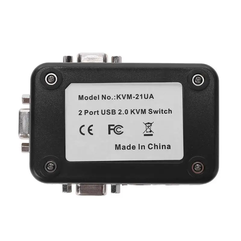 2 порта USB2.0 VGA переключатель коробка для мыши Клавиатура монитор общий компьютер ПК