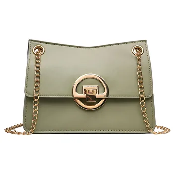 

Bags For Women 2019 Joker One Shoulder Slung Fashion Lock Chain Small Square Bag Chain Strap Best Gifts For Friend bolso mujer