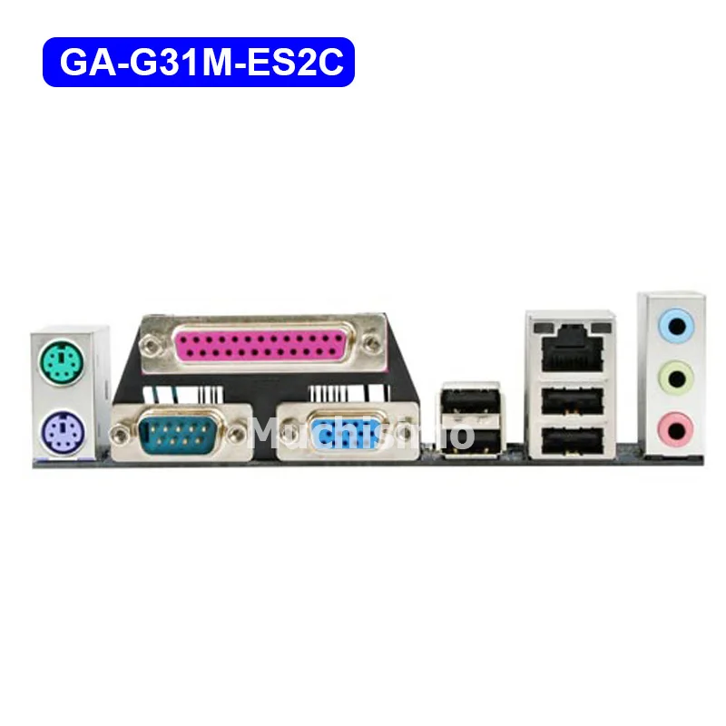 Разъем LGA 775 DDR2 GIGABYTE GA-G31M-ES2C настольная материнская плата G31 разъем LGA 775 для Core 2 DDR2 4G Micro ATX оригинальная материнская плата