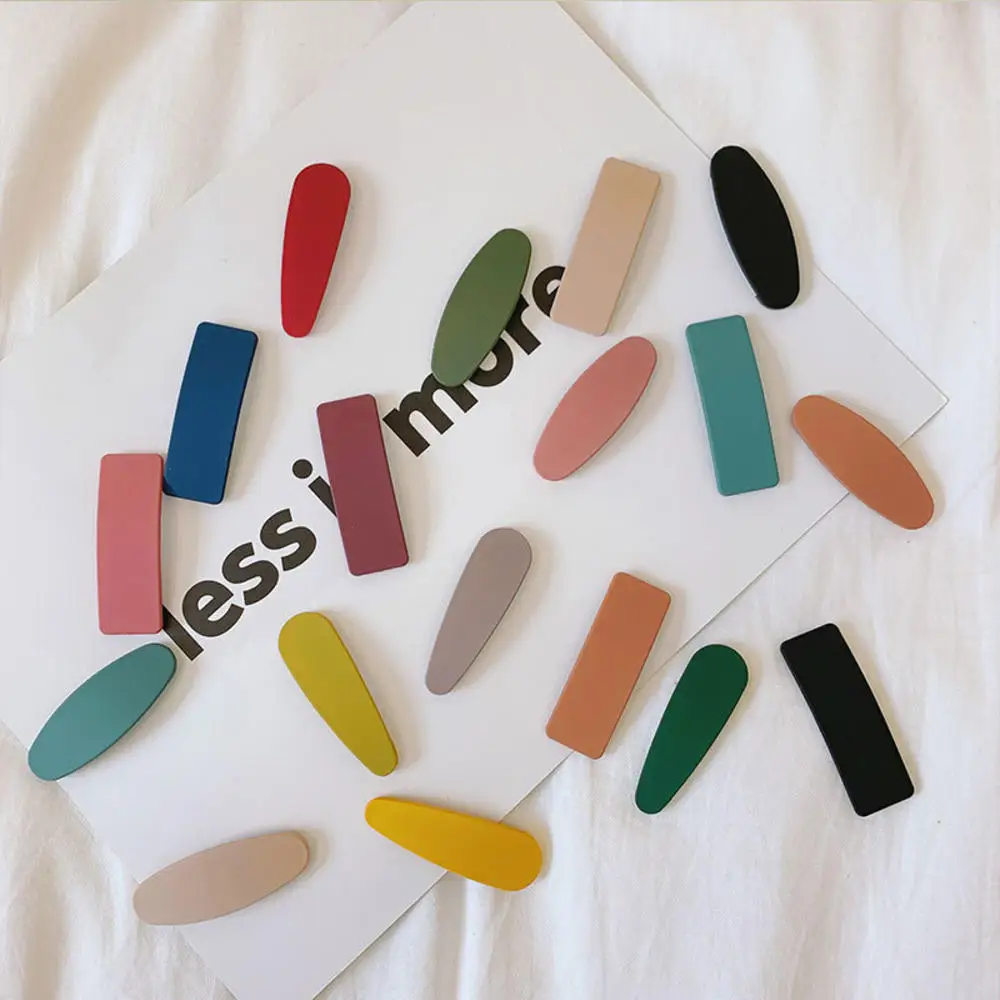 Hot New 10Pcs/pack Simple Candy Color Geometric Hairpins Women Barrette Hairgrips Girls Hair Clips Headdress Hair Accessories Hot New 10Pcs/pack Simple Candy Color Geometric Hairpins Women Barrette Hairgrips Girls Hair Clips Headdress Hair Accessories