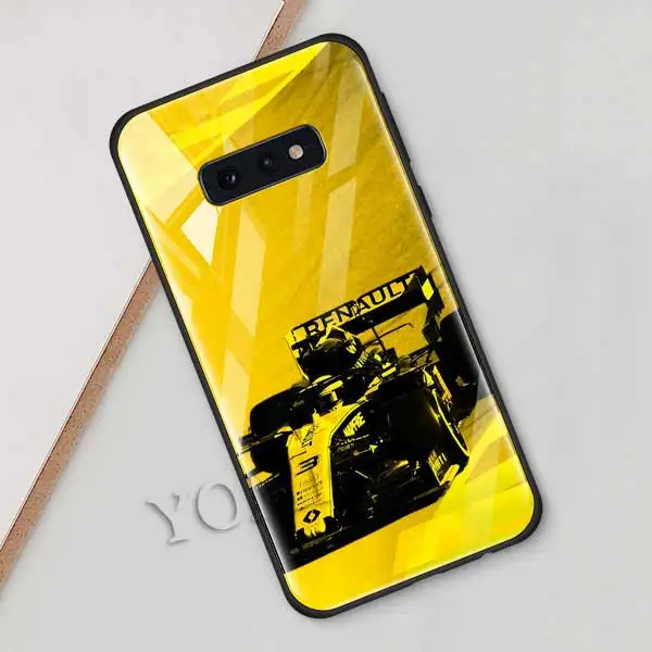 T12 Для Формулы 1 чехол для телефона из закаленного стекла для samsung Galaxy S10 S10e S9 S8 S10 Plus Note 9 A50 A30 мягкий чехол - Цвет: T12