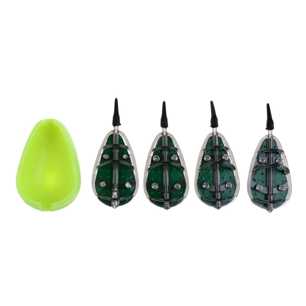 Inline Flat Method Feeders 30g 40g 50g 60g With Mould Carp Fishing Bait Cage Tools for Lovers | Спорт и развлечения