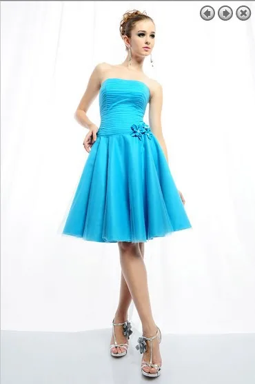 

New Arrival Crepe free Shipping Brides Maid A-line Formal 2016 New Fashion handmade flower Plus Size Sweetheart Bridesmaid Dress