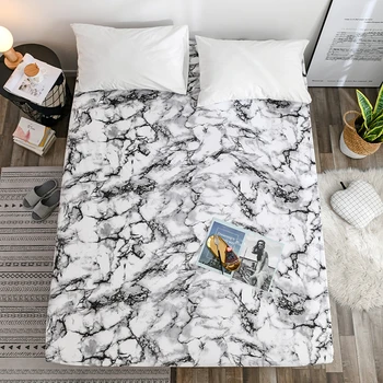 Marble Pattern Fitted Bed Sheet High Elastic Soft Breathable Bed Mattress Cover Non-slip Stain Resistant Bedspread
Marble Pattern Fitted Bed Sheet High Elastic Soft Breathable Bed Mattress Cover Non-slip Stain Resistant Bedspread