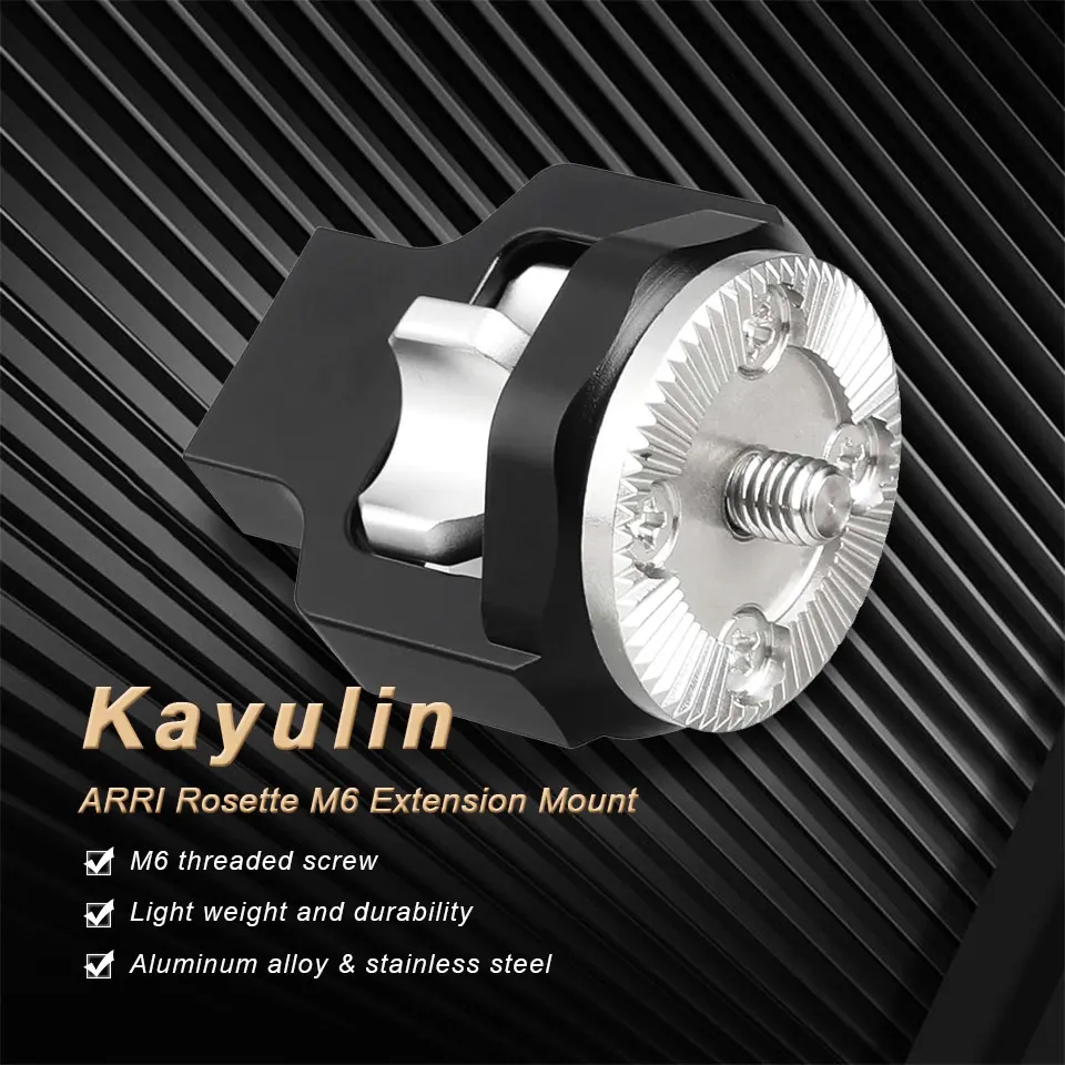 Kayulin padrão arri roseta m6 extensão montagem