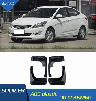 

For Hyundai Verna 2016-2017 accent Mudflaps Splash Guards Front With color and rear Mud Flap Mudguards Fender Modified special