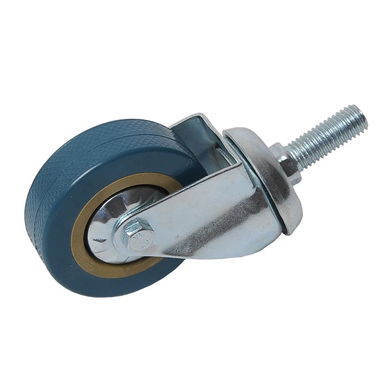 

PVC Casters 4pcs Casters Heavy Duty Pneumatic Caster Wheels No Noise Wheels _WK