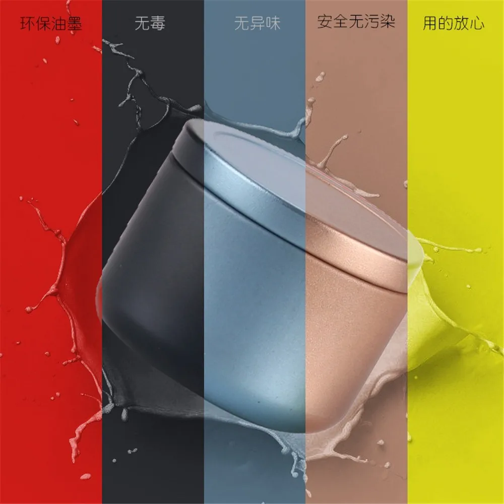 

Mini Tea Can Travel Portable Flower Tea Packaging Sealed Cans Metal Trumpet Creative Black Tea Small Tea Cans Tin Box Hot Sale