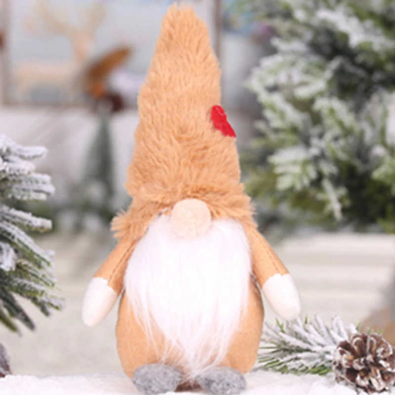 Рождественский Санта-Клаус, игрушка для куклы, красивые узоры, подарочные украшения для дерева