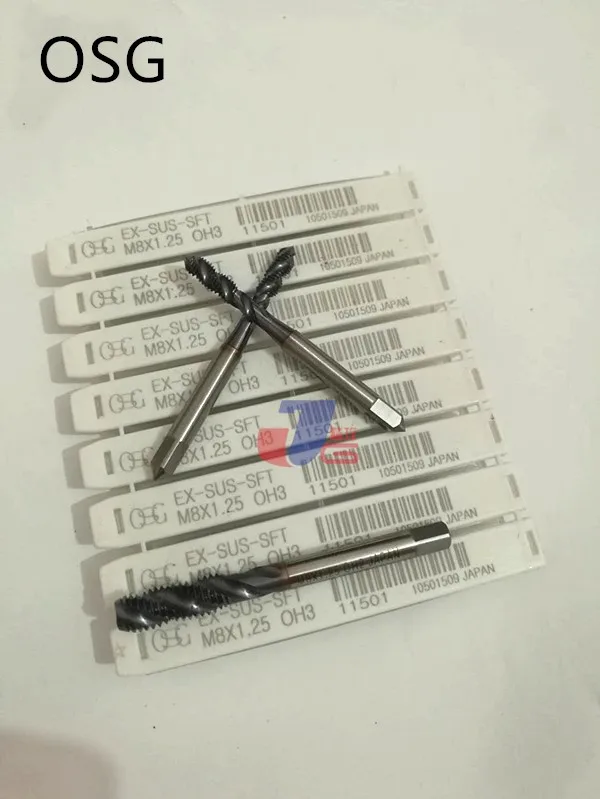 OSG HSS-EX 나사 탭 코발트 SUS 강 및 스테인레스 스틸 M3M4M5M6M8M10M12M14 M16
