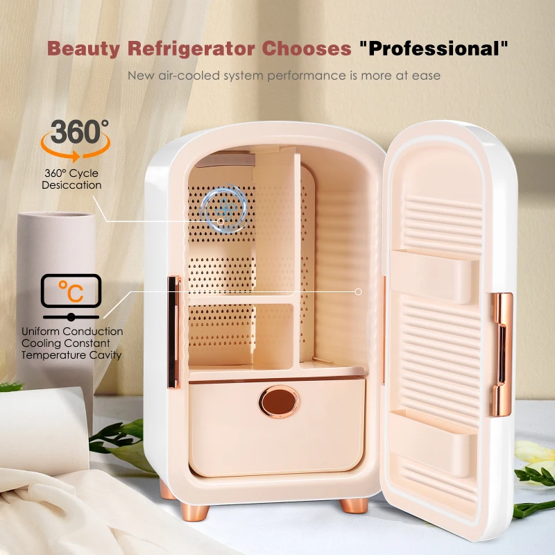 12l Portable Cosmetics Fridge Face Fridge For Beauty Skin Care Goods