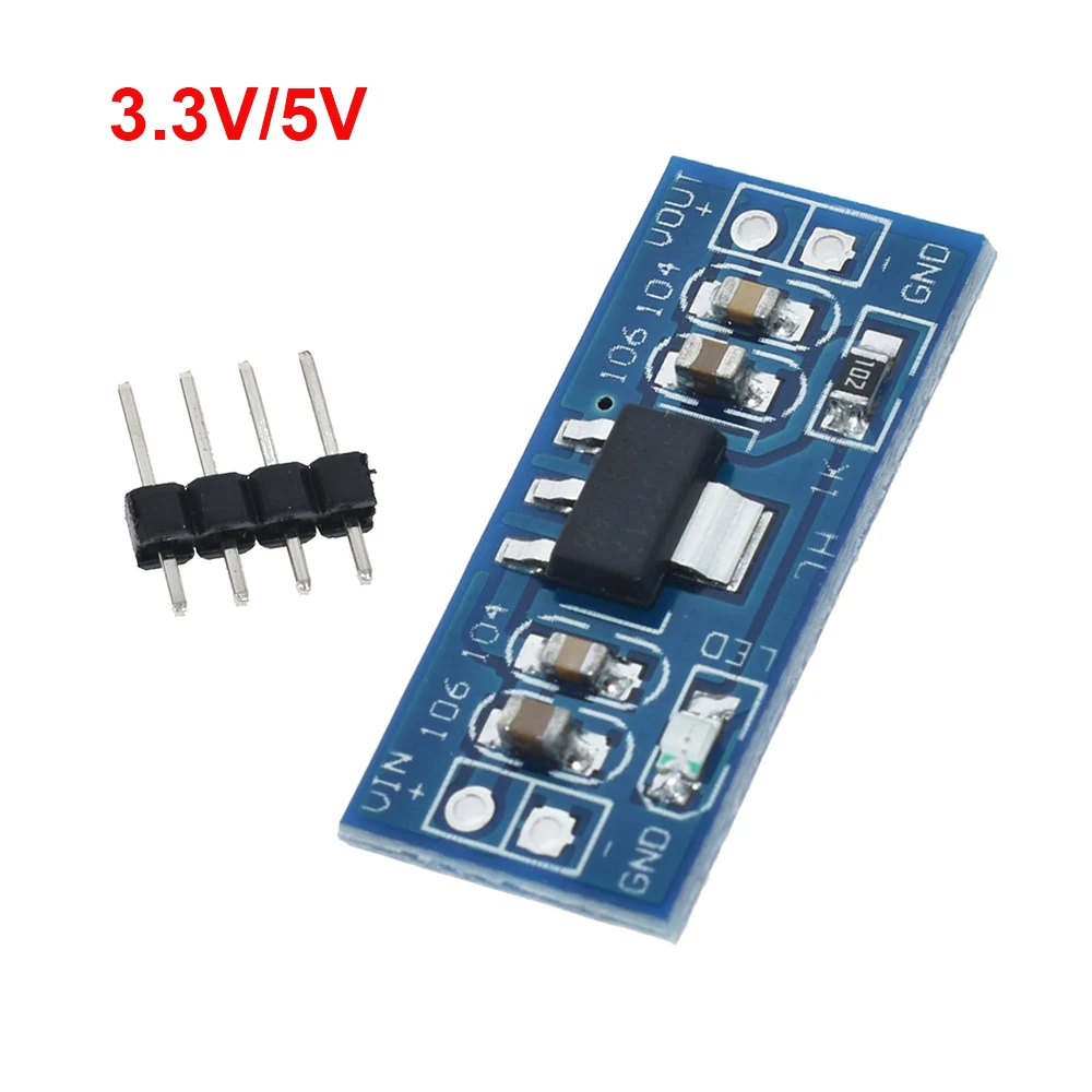 2PCS AMS1117-5.0V Power Supply Module AMS1117-5.0 6.0V-12V to 5V