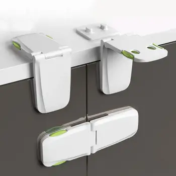 

1pcs Plastic Baby Safety Protection Security Lock Child Safety Lock For Refrigerator Cabinet Drawer Child Lock Protection