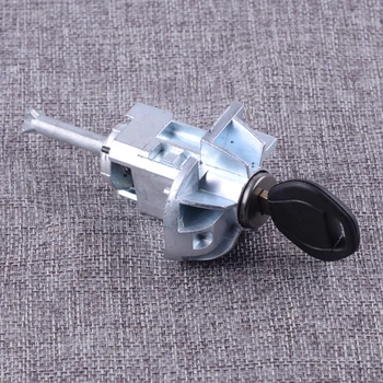 

DWCX Sliver Metal Front Left Driver Door Lock Cylinder Barrel Switch Assembly Key 51217019975 fit for BMW E46 3 Series
