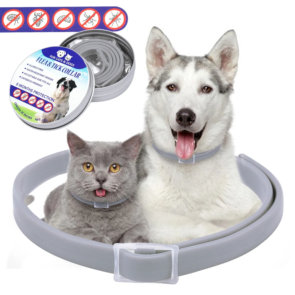 

Flea and Tick Collar for Dogs Anti Ticks Mosquitoes Insect Cat Puppy Collar Insect Control Pet Flea Collars Pet Products
