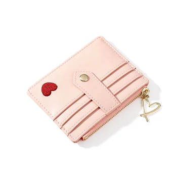 

Multi-card Bit Wallet Cute Small Bags Women PU Leather Hasp Coin Purse Fashion Love Girls Card Holder Key Wallet Children Bags