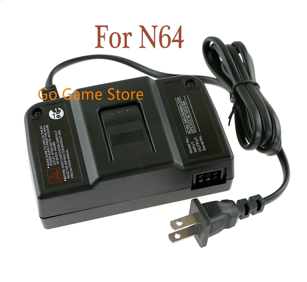

For N64 black US Plug&EU Plug Black Wall Charger AC/DC Adapter Power Supply Charger