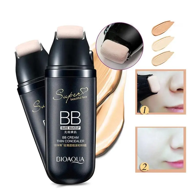 

Air Cushion BB Cream Thin Concealer Roller Moisturizing Foundation Makeup Base Whitening Face Beauty Makeup Korean New