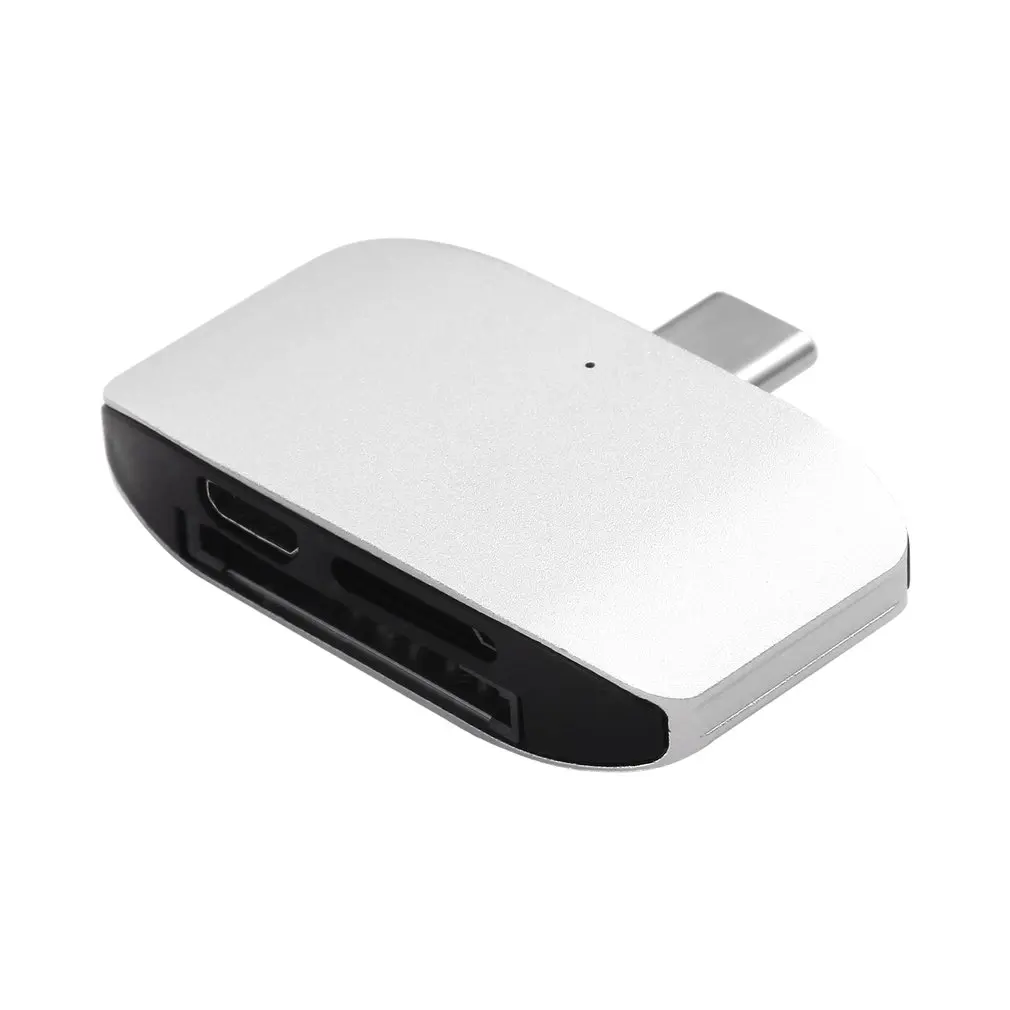 3 в 1 USB 3,0/Micro 2,0/type C 3,0 кард-ридер безопасность цифровая карта TF t-мигающий кард-ридер комбинация для ПК ноутбука type C