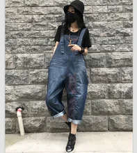 2020 Spring Women Romper Jeans Jumpsuit Female Streetwear Overalls Loose Splicing Trend Cowboy Jumpsuits Female Pants Jumpsuit 2020 Spring Women Romper Jeans Jumpsuit Female Streetwear Overalls Loose Splicing Trend Cowboy Jumpsuits Female Pants Jumpsuit