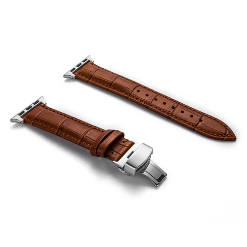 5 Кожаный ремешок для apple watch band 4 5 44 мм 40 мм iwatch band 42 мм 38 мм apple watch 4 3 2 1 аксессуары браслет с застежкой-бабочкой - Цвет ремешка: 5