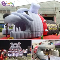 Giant 10x8x5M Inflatable Montclair Bulldog Tunnel / Customized Inflated Entry Baseball Inflatable Sports Passage - BG-A1110 1