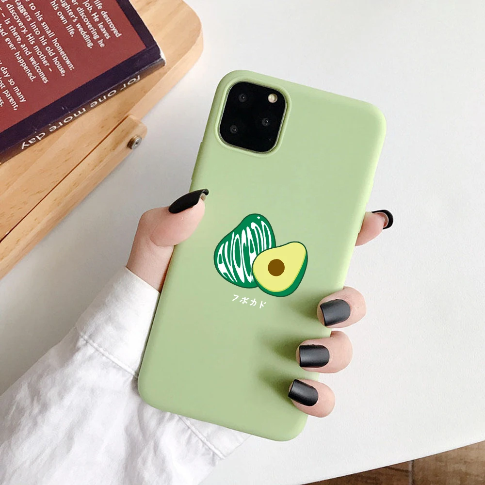 Чехол для телефона для iPhone 11 Pro X 6 6s 7 8 Plus XR XS Max Узор Матовый Мягкий ТПУ чехол Капа Fundas Coque довольно карамельный цвет
