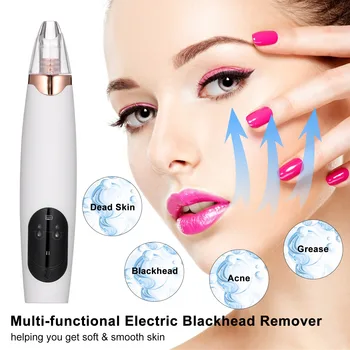 

Electric Blackhead Remover Facial Pore Cleanser USB Rechargeable Vacuum Blackhead Acne Removal Suction Tool with 3 Modes