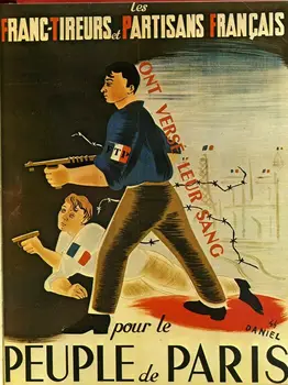

French resistance Freedom Art Poster Vintage Retro Decorative Wall Canvas Painting Stickers Posters Bar Home Decor Gift