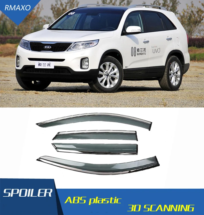 Оконный козырек для KIA Sorento 2009-2013 защита от солнца и дождя автомобильные