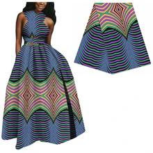 Полосатая печатная африканская настоящая голландская восковая ткань для женского платья 6 ярдов швейная батик ткань из Анкары и Нигерии настоящая восковая ткань 317