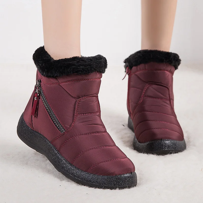 Women's Boots Classic Winter Boots Women's Oversize Snow Botas Mujer Warm Shoes Women's Plush Ankle Boots Women's Shoes